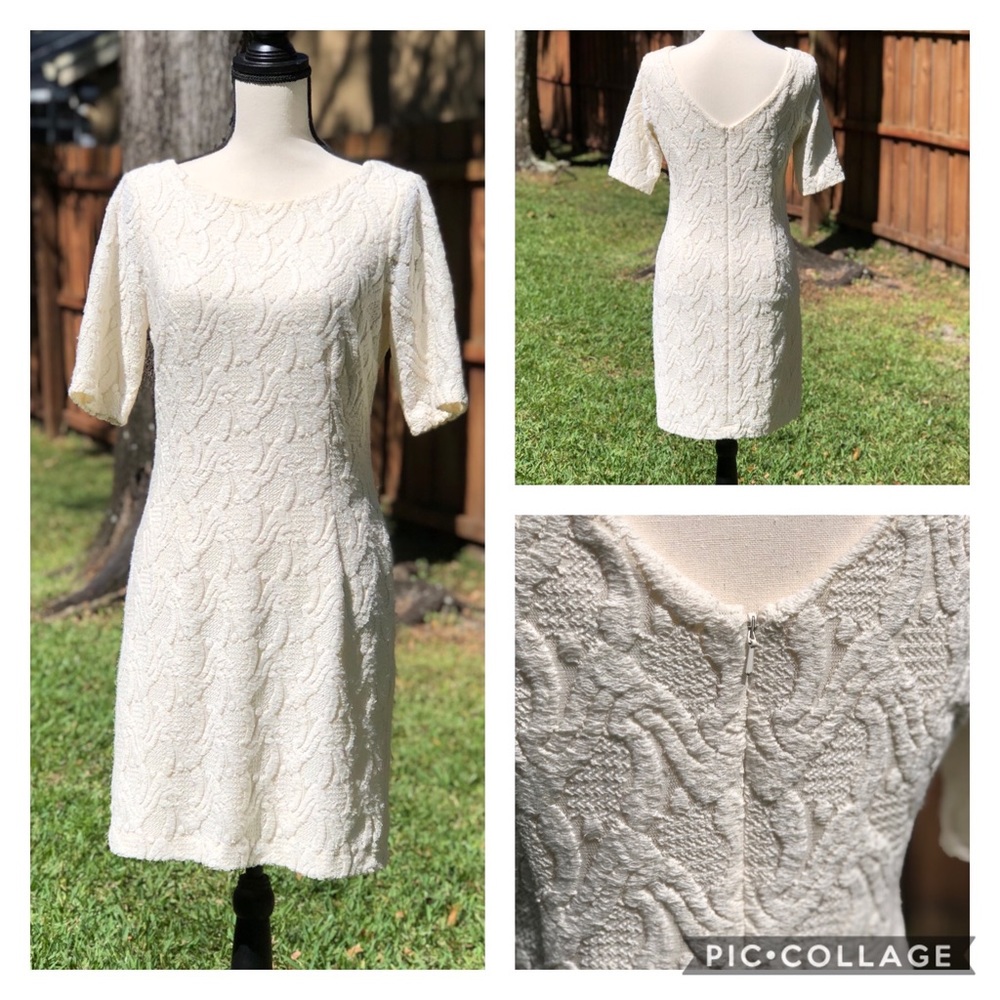 Ann Taylor Ivory Lace Dress